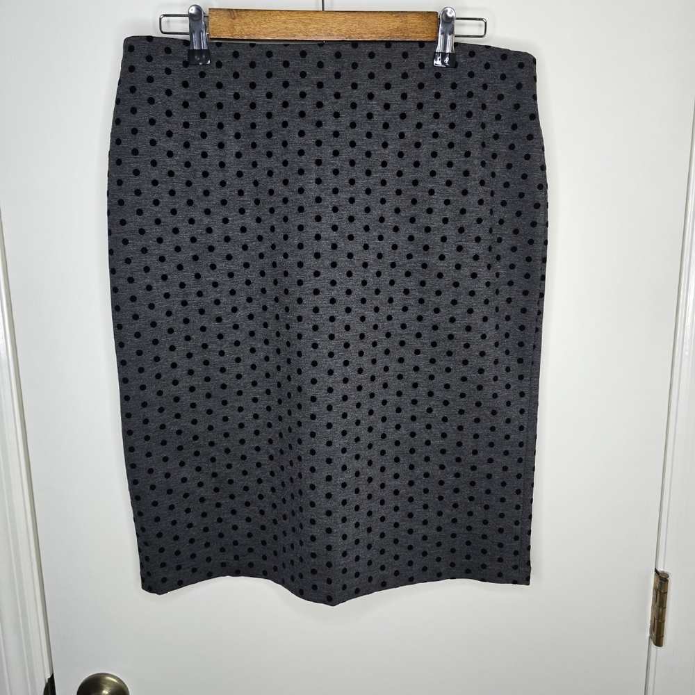 Premise Black Pencil Skirt Knee-Length Work Size 12